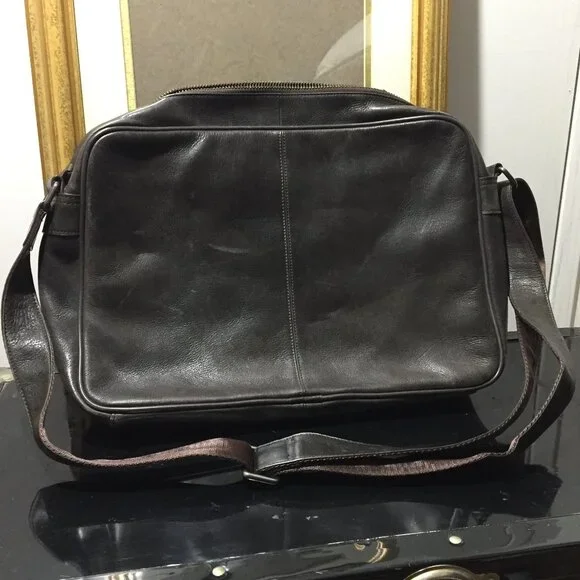 DANIER LEATHER LAPTOP MESSENGER BAGS - Picture 4 of 11